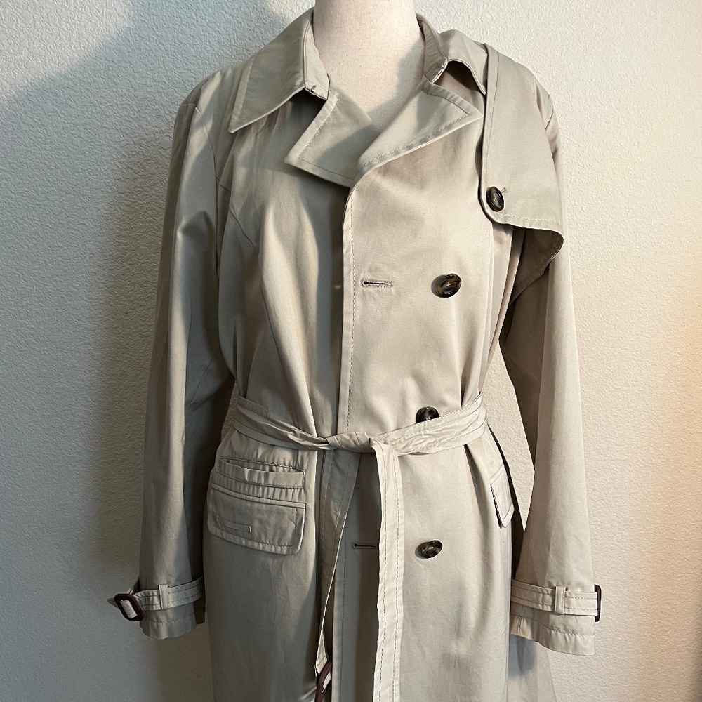 Marina Rinaldi 100% Cotton Trench Coat